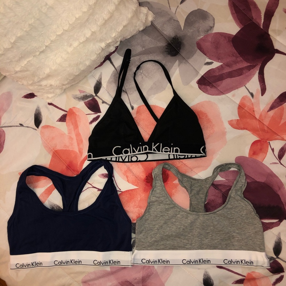 SOLD! Calvin Klein Bralette Bundle